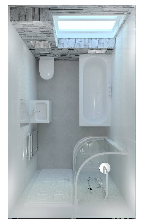 technical drawing of bathroom dimensions